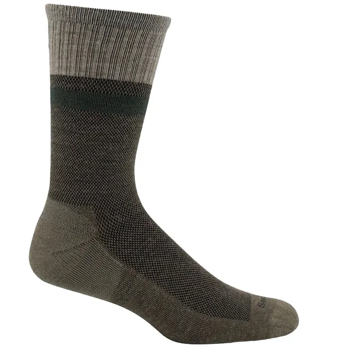 Sockwell Men’s Socks – Foothold Graduated Compression, Khaki, L/XL | SW44M-030-LXL