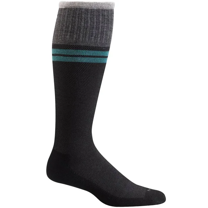 Sockwell Men’s Socks – Sportster Graduated Compression, Black, S/M | SW19M-901-SM