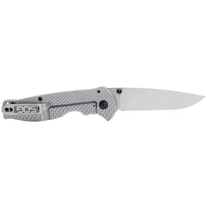 SOG Folding Knife – Flash FL Satin Drop Point Stainless Steel Blade | 14-18-01-57