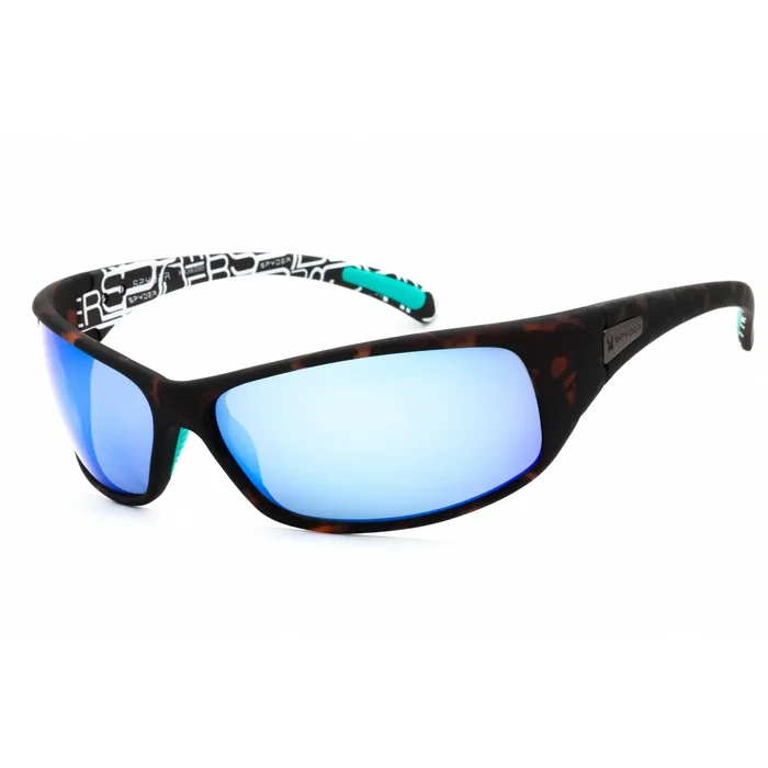 Spyder Men’s Sunglasses – Tortoise Injected Propionate Sport Wraparound | SP6011 215