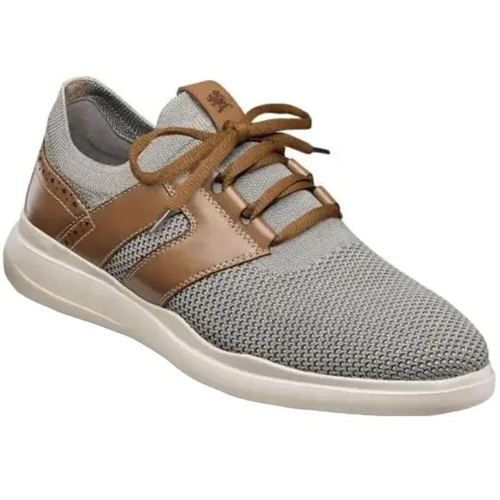 Stacy Adams Men’s Sneaker – Moxley Lace Up, Gray Multi, Size 11.5M | 25435-062-115M