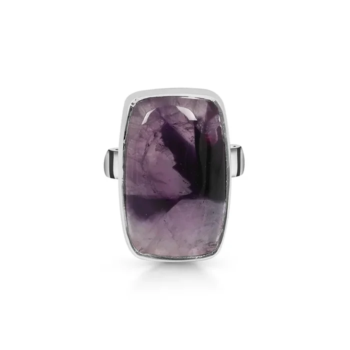Star Amethyst Adjustable Ring-(STA-R-16.)
