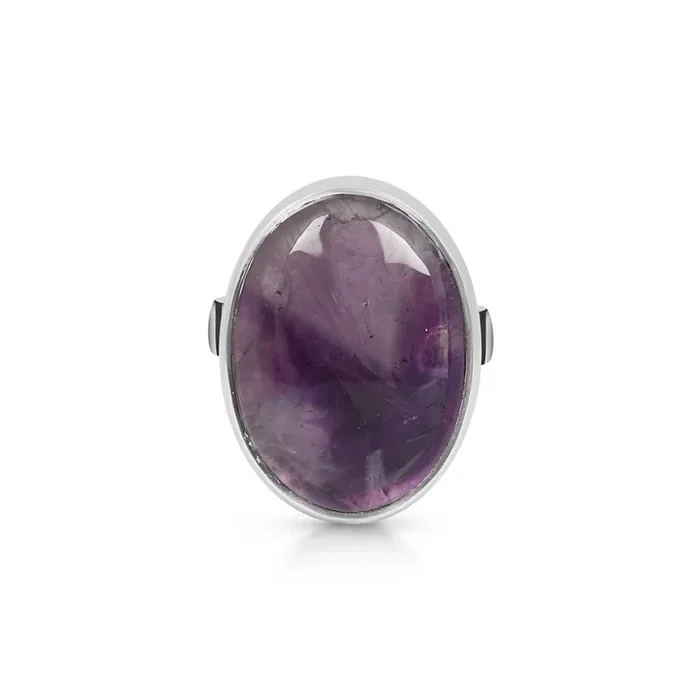Star Amethyst Adjustable Ring-(STA-R-19.)