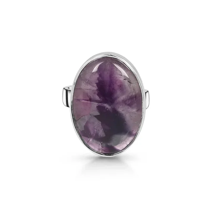 Star Amethyst Adjustable Ring-(STA-R-27.)