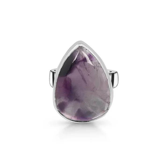 Star Amethyst Adjustable Ring-(STA-R-30.)