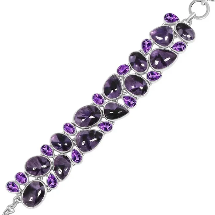 Star Amethyst Bracelet-(STA-B-1.)