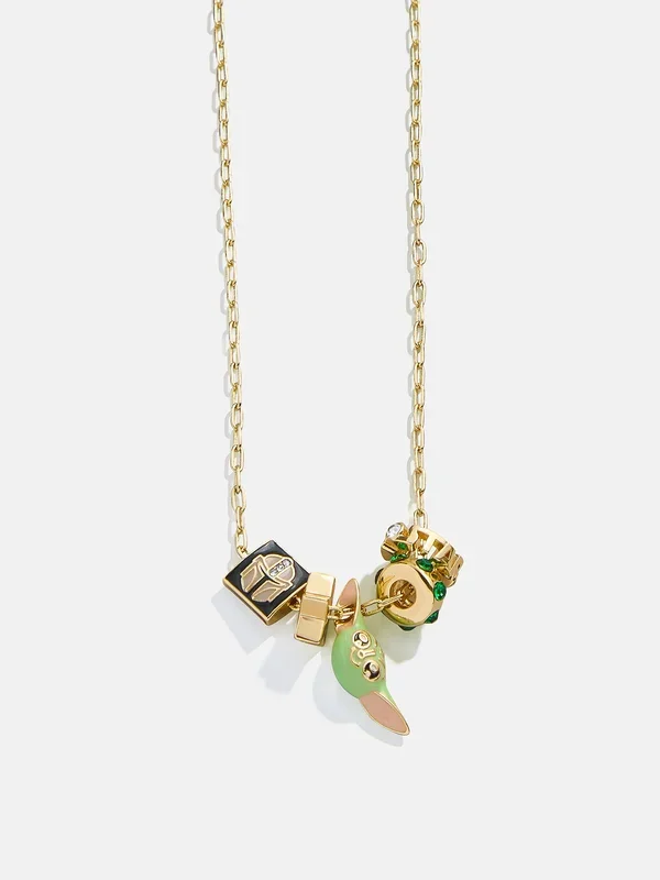 STAR WARS™ GROGU™ Charm Necklace – Gold/Green