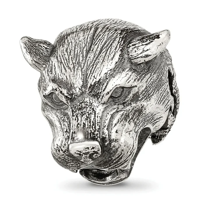 Sterling Silver Reflections Panther Hinged Bead