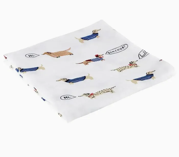 Swaddle Blanket – Bonjour Dogs