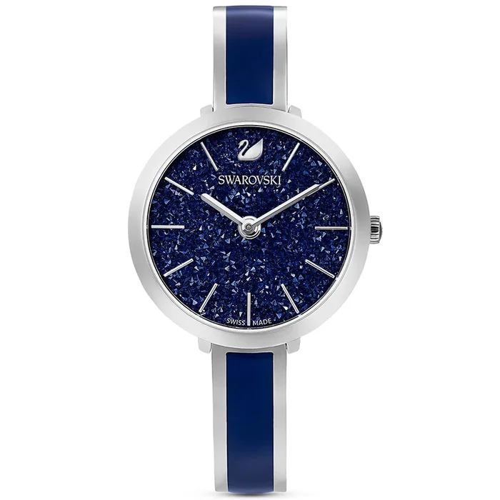 Swarovski Women Crystalline Round Blue Watches