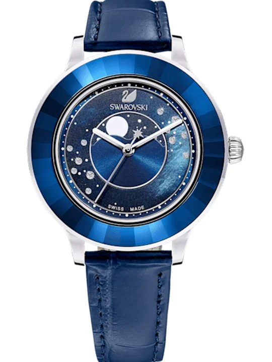 Swarovski Women Octea Lux watch Round Blue Watches