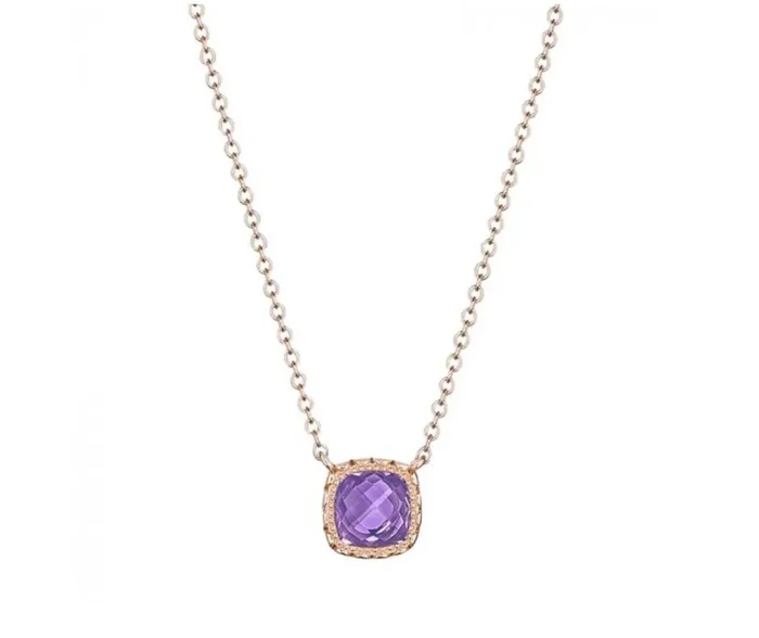 TACORI PETITE CUSHION AMETHYST GEM NECKLACE WITH AMETHYST In-Store