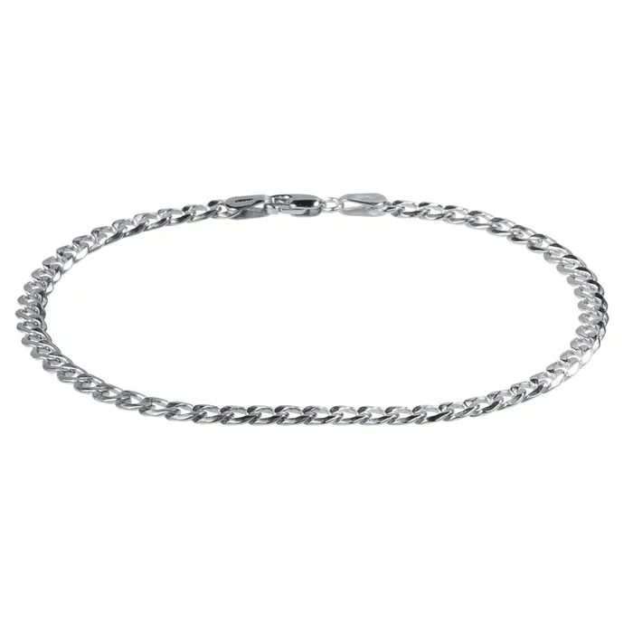 Tesoro Vero Silver Curb BraceletBracelets