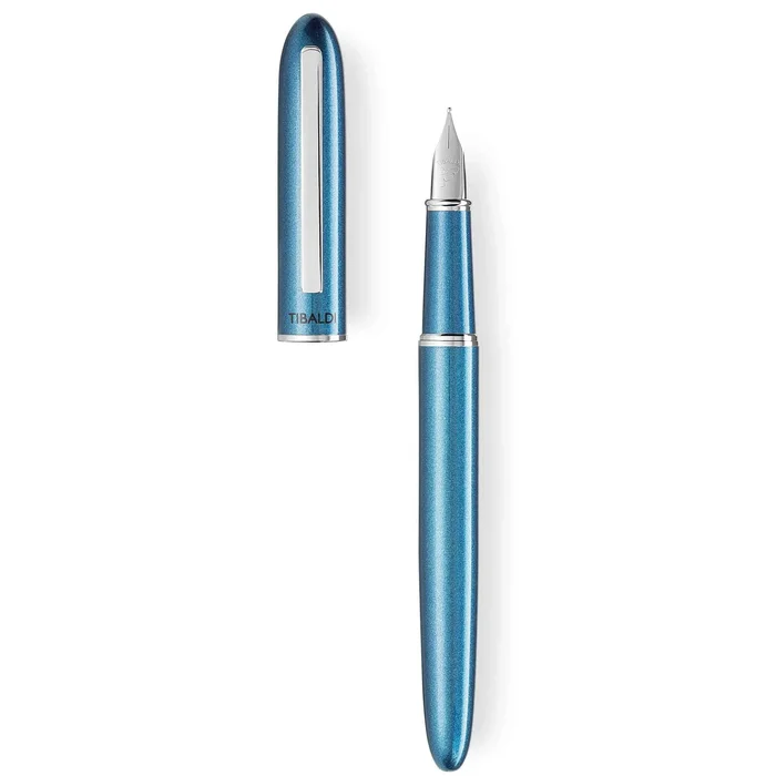 Tibaldi by Montegrappa Fountain Pen – D26 Shiny Blue Brass