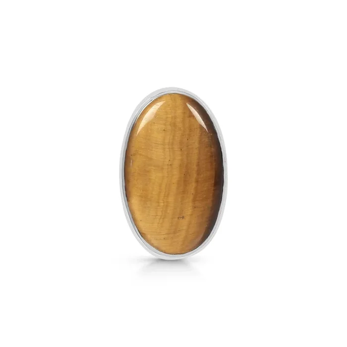 Tiger Eye Adjustable Ring-(TGE-R-12)