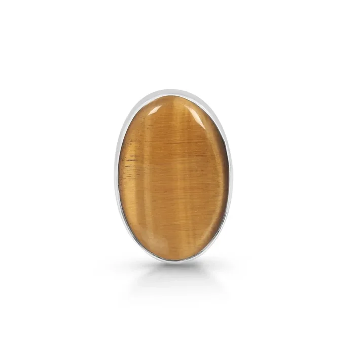 Tiger Eye Adjustable Ring-(TGE-R-25)