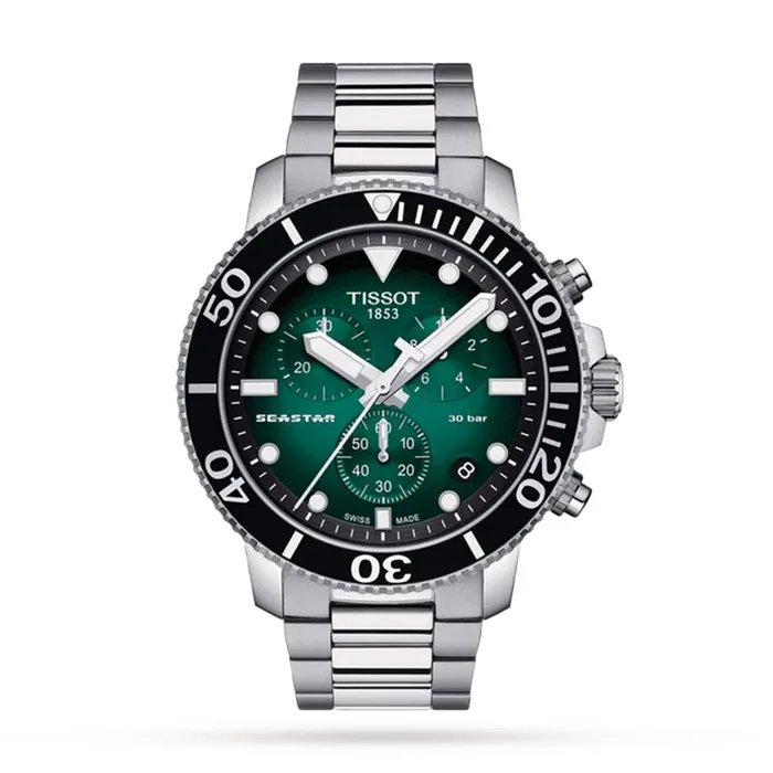 Tissot Seastar 1000 Quartz Chronograph 45.5mm Mens Watch MPN: T1204171109101