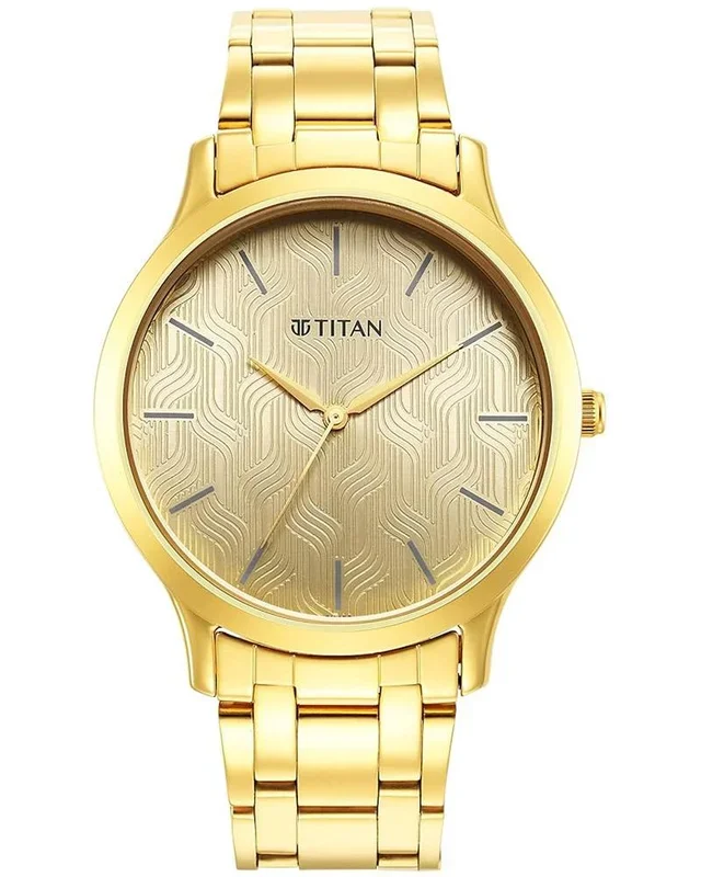 Titan Men Karishma Radiance Round Gold Watches