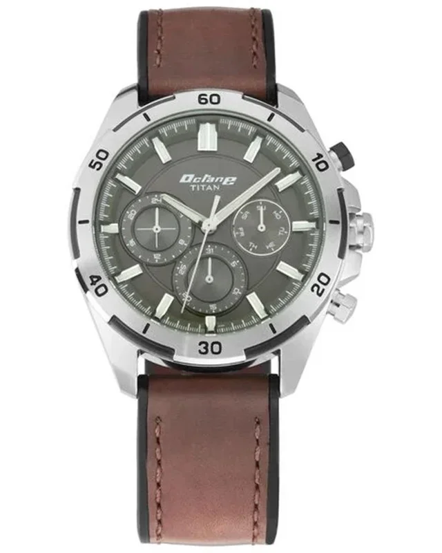 Titan Men OCTANE Round Brown Watches