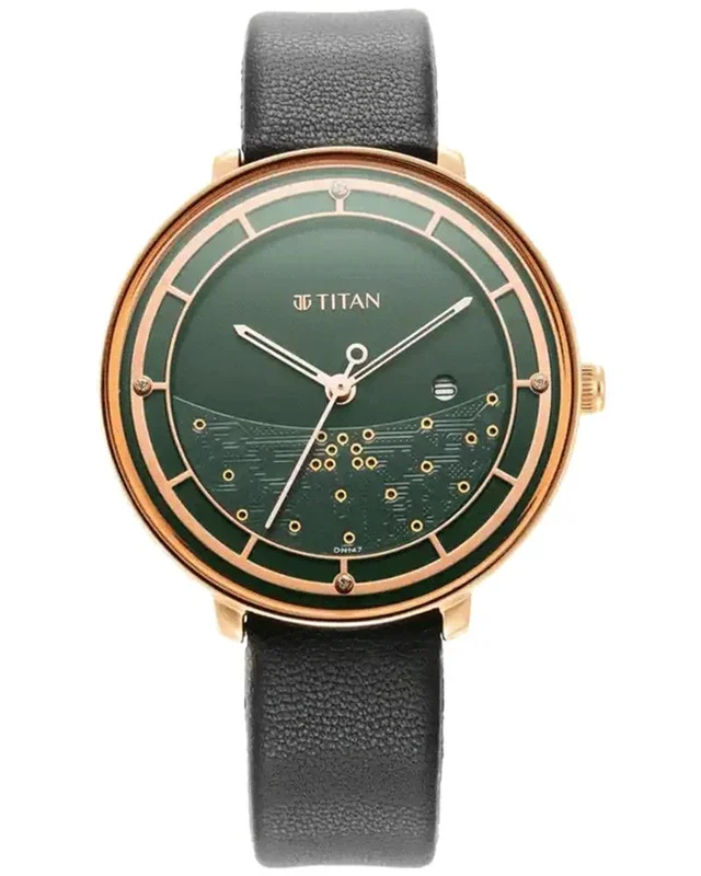 Titan Women Engineer’s Exclisives Round Green Watches