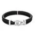 Tommy Hilfiger Gents Tommy Hilfiger Black Braided Carabiner Bracelet