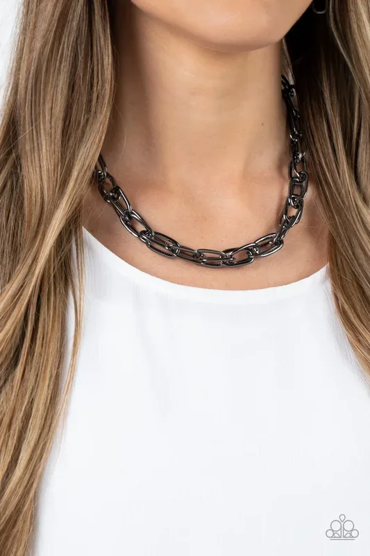 Tough Call Black Necklace – Jewelry by Bretta