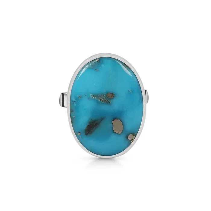 Turquoise Adjustable Ring-(TRQ-R-151.)
