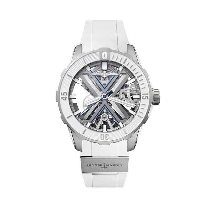 Ulysse Nardin Diver X Skeleton 44mm Titanium Case And Bezel MPN: 3723-170-1A/3A