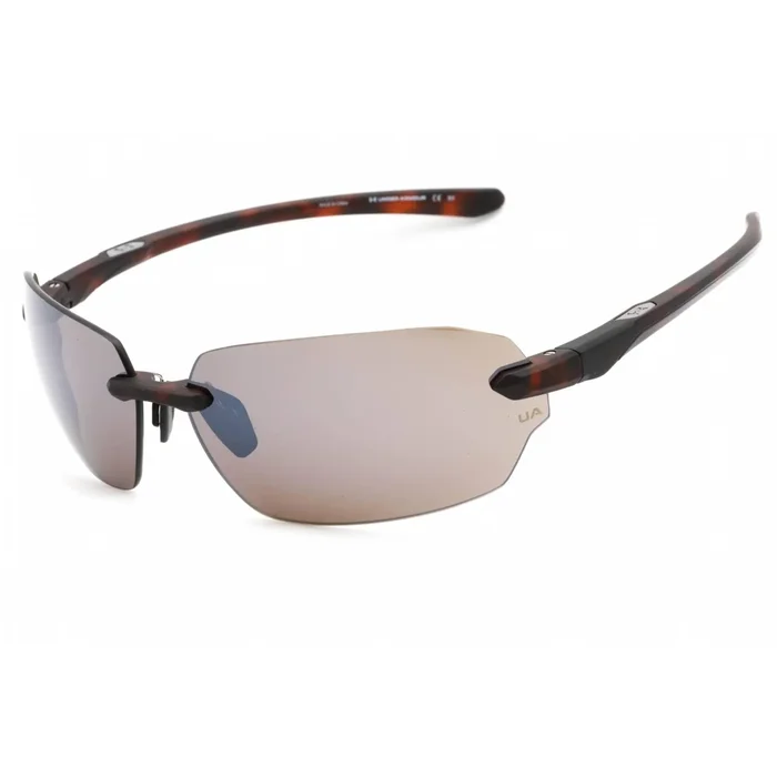 Under Armour Unisex Sunglasses – Havana Metal Rectangular Frame | UA FIRE 2/G 0086 GK
