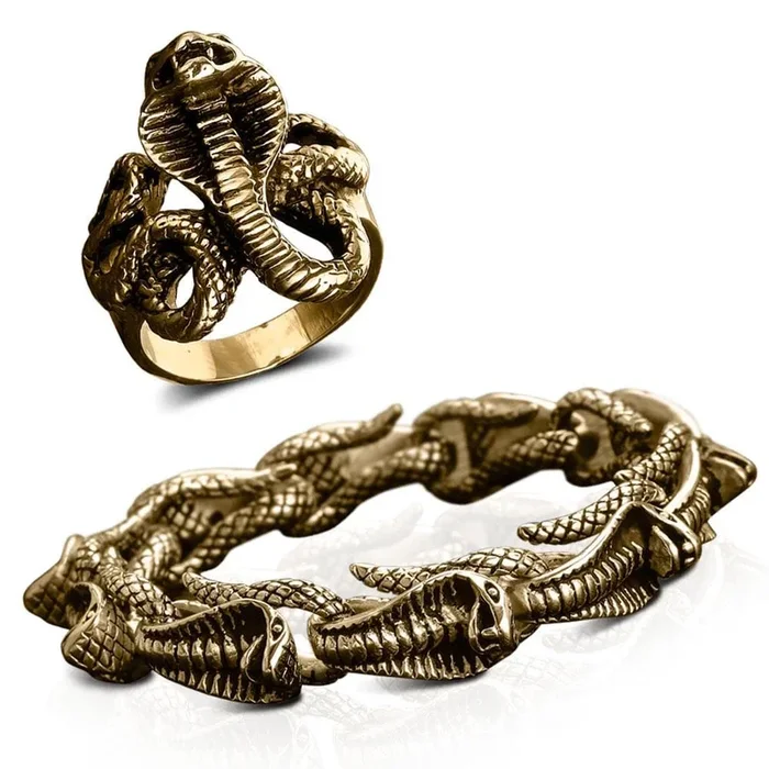 Venom Gold CollectionWatch & Jewelry Set