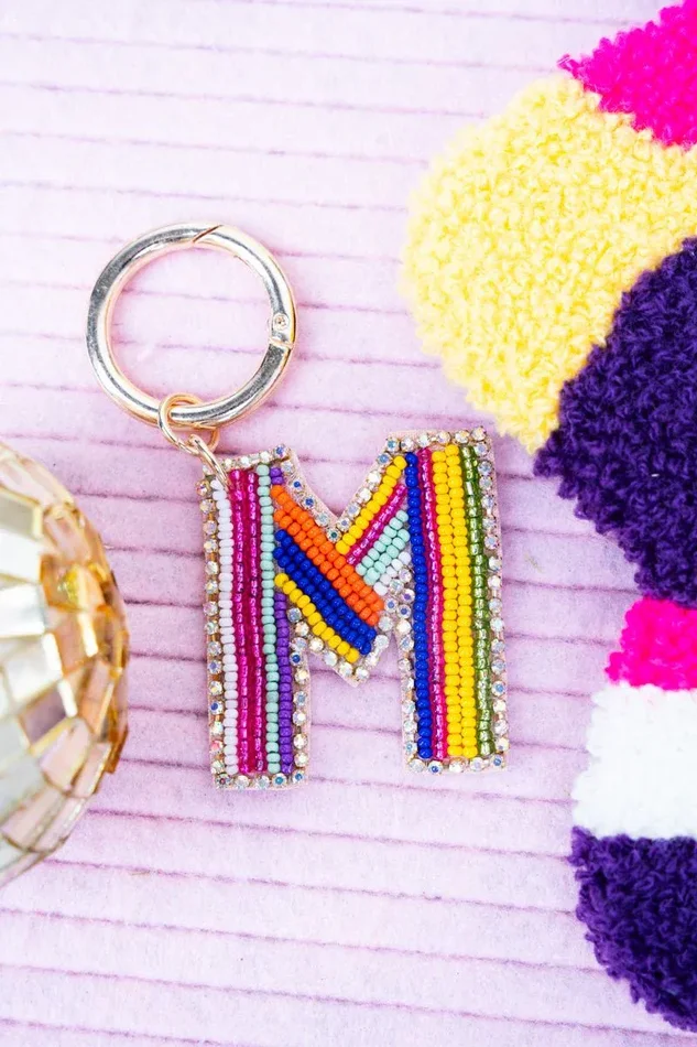 Viola Color Your World ‘M’ Initial Keychain