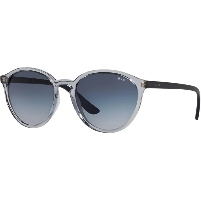 Vogue Women’s Sunglasses – Violet Transparent Frame Dark Grey Lens | 0VO5374S 29054L55