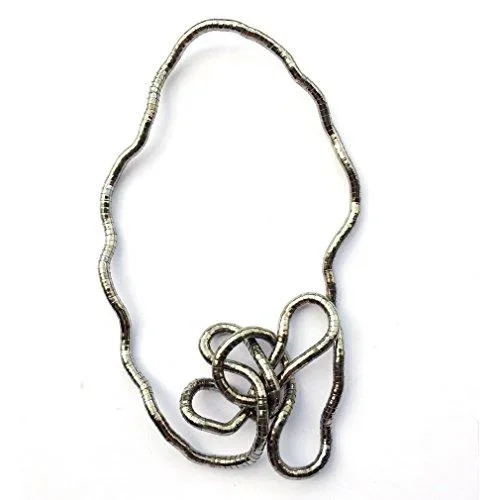 Wear You Like Fun Twisted Necklace 5mm Thickness 90cm Length Bendable Snake Chain Flexible Twist Jewelry Bendy Necklaces