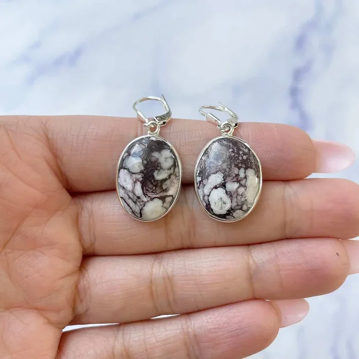 Wild Horse Jasper Earring-(WOJ-E-3.)