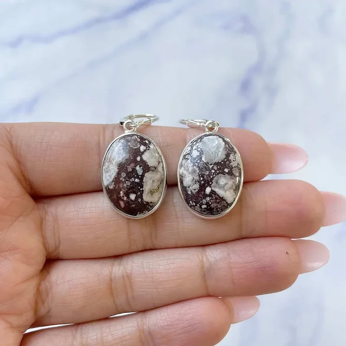 Wild Horse Jasper Earring-(WOJ-E-5.)