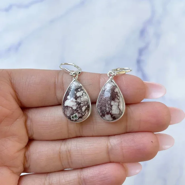 Wild Horse Jasper Earring-(WOJ-E-8.)