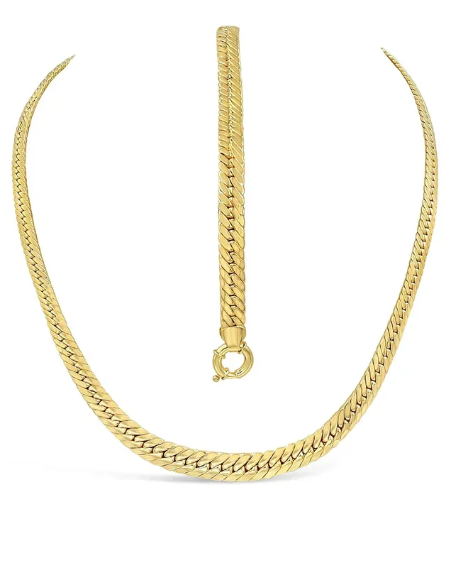 Women’s Fancy Necklace & Bracelet Set in 10Kt Gold