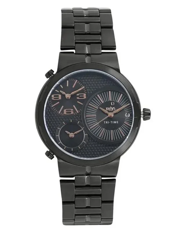 Xylys Men DG575 Round Black Watches