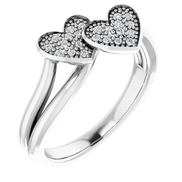 Youth Double Heart Ring