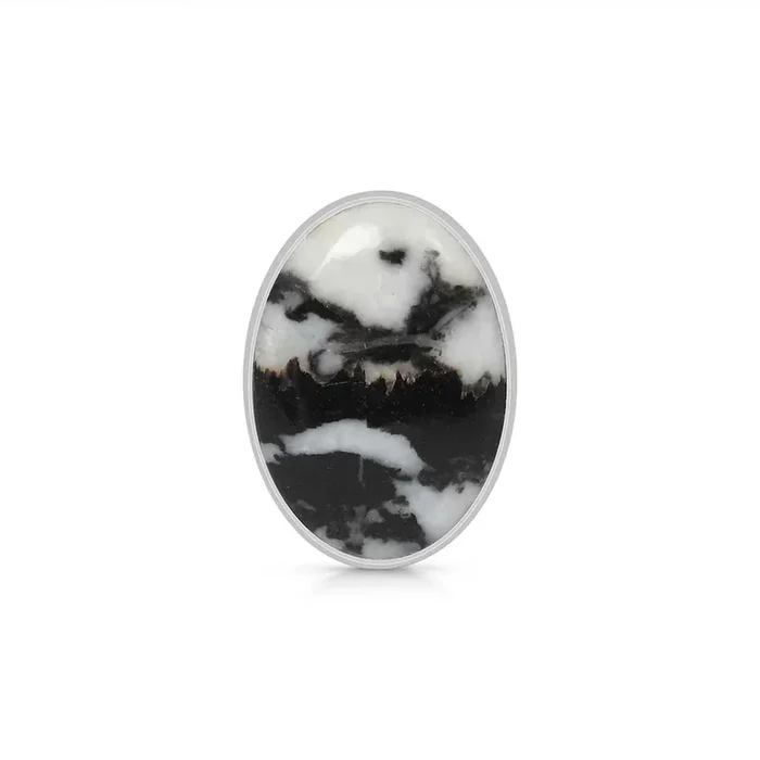 Zebra Skin Jasper Adjustable Ring-(ZSJ-R-31.)