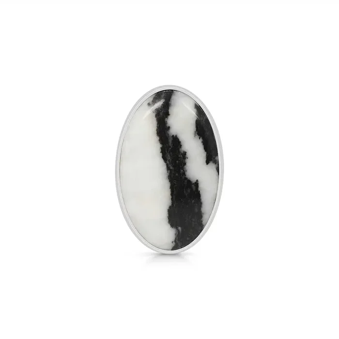 Zebra Skin Jasper Adjustable Ring-(ZSJ-R-32.)